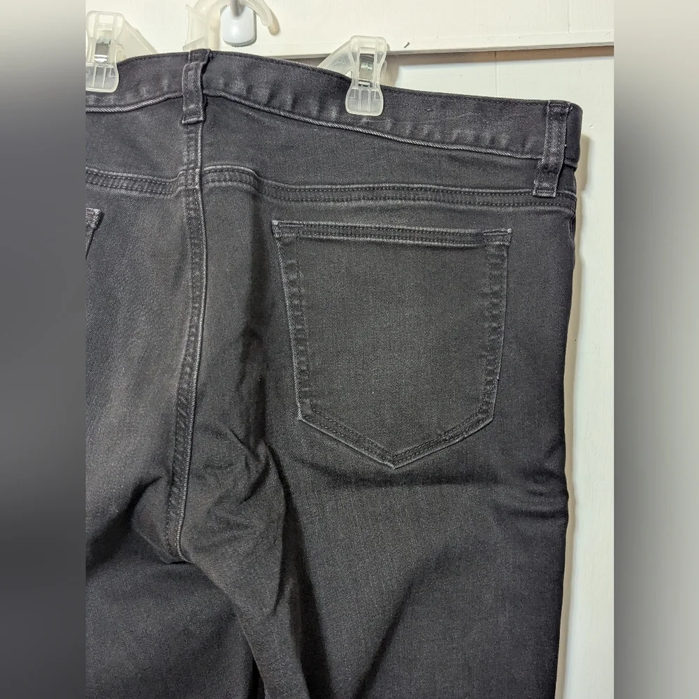 Men's Banana Republic The Traveler Slim Fit Jeans 36*36 Black Zip Fly
